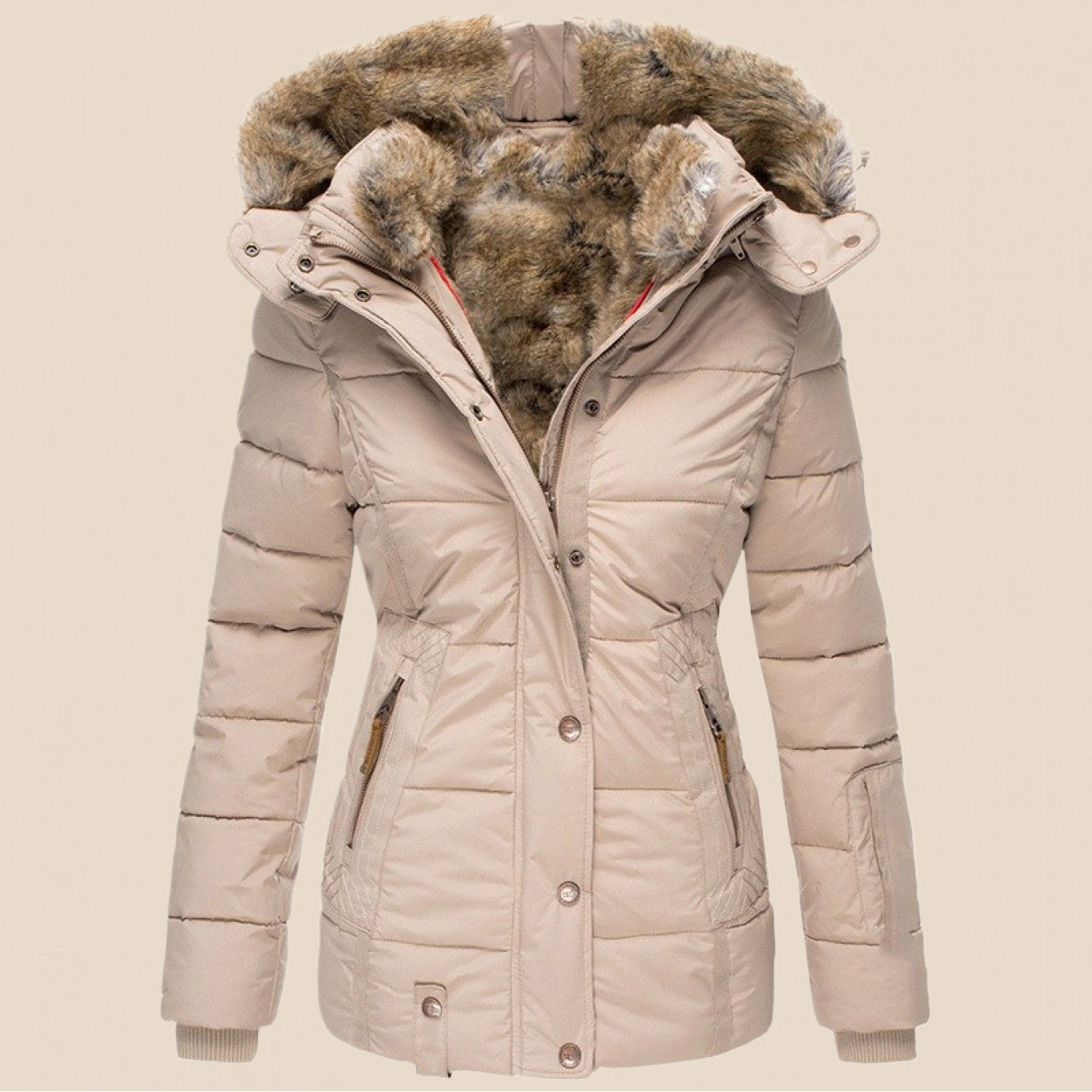 Kaisa™ | Klassinen hupullinen talvitakki