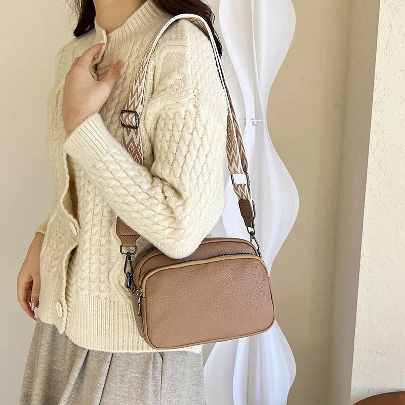 Chelsea | Hienostunut Nahkainen Olkalaukku