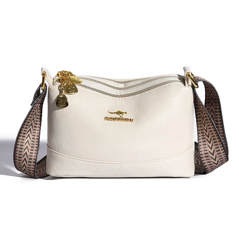 Addison | Suomalainen Nahkainen Olkalaukku