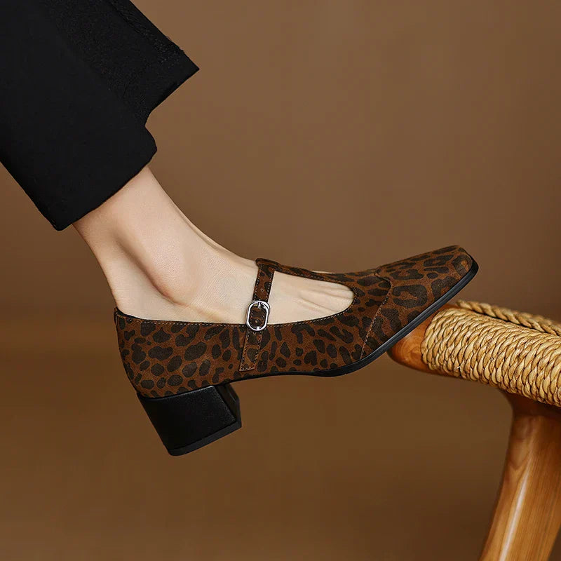 Sisu ™| Kalvoria Leopard Mary Janes
