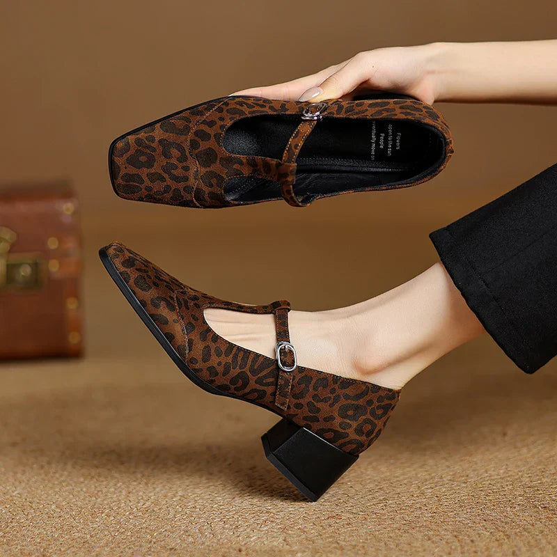 Sisu ™| Kalvoria Leopard Mary Janes