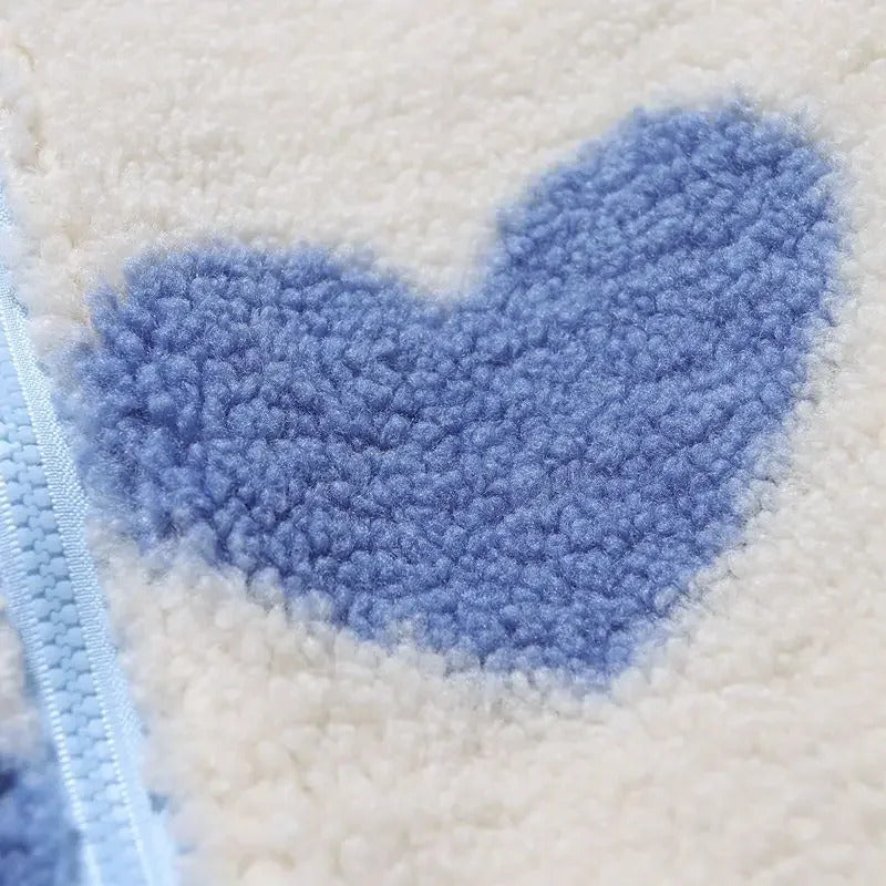 Daria™ – Kaksipuolinen sydänkuvioinen takki