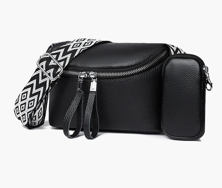 Nina | Viimeistellyt Nahkaolkalaukku