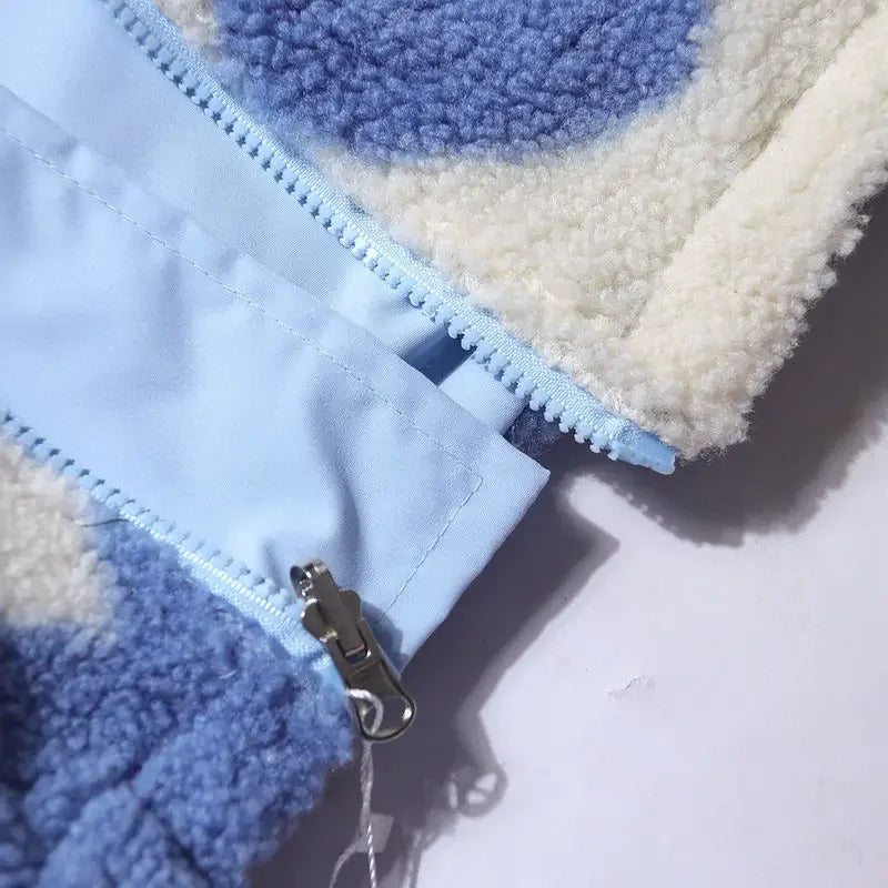 Daria™ – Kaksipuolinen sydänkuvioinen takki