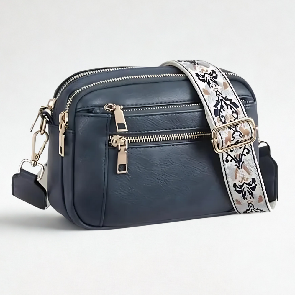 Edith | Hienostunut Nahkainen Olkalaukku