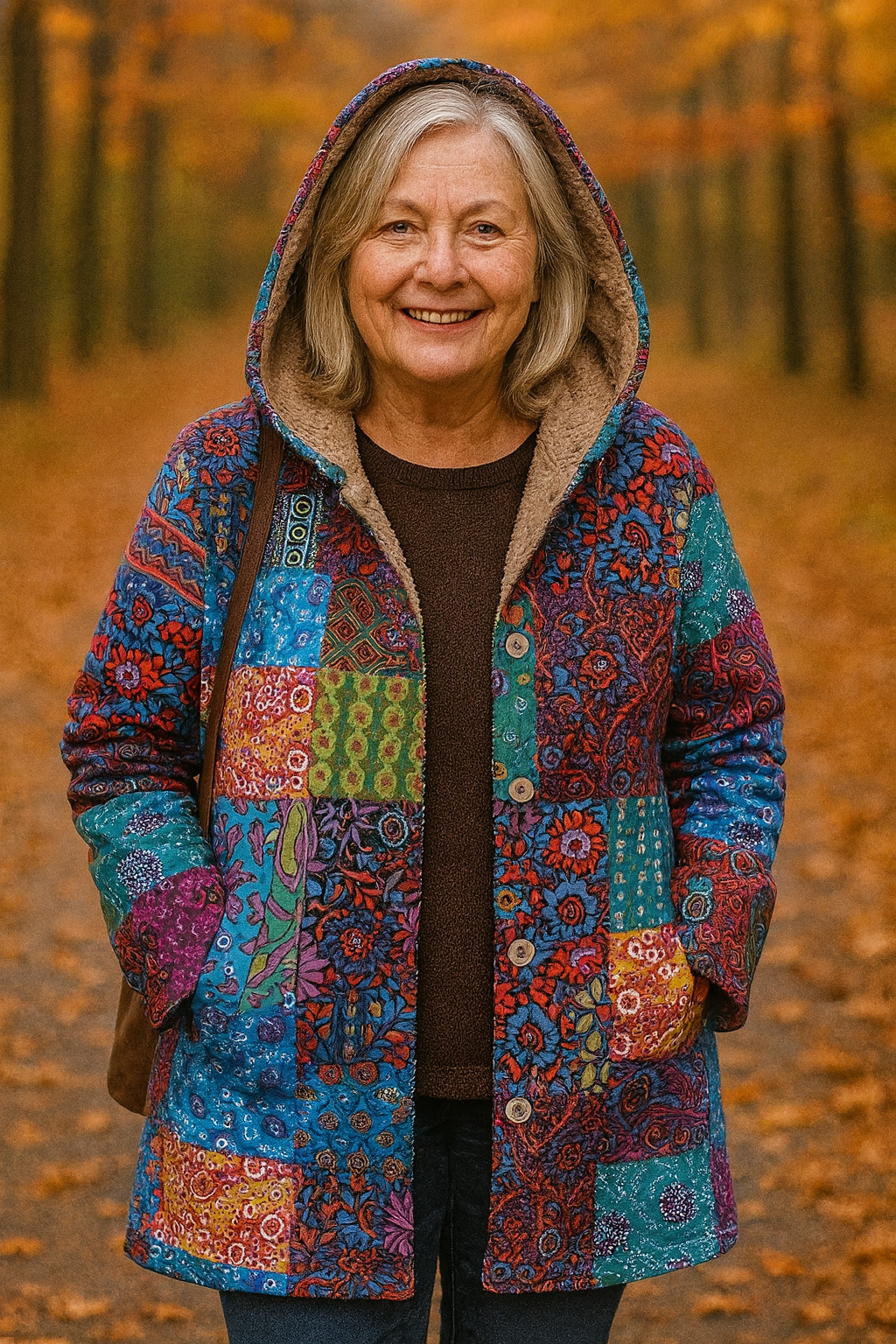 Anni | Ajan­kestävä fleecevuorattu hupullinen takki