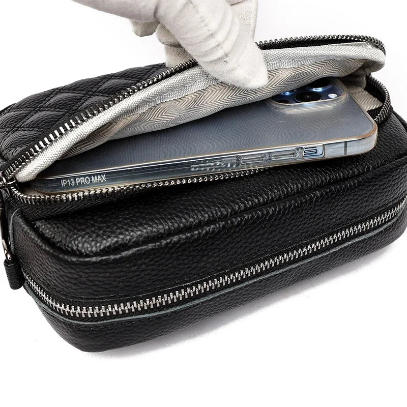 Josie | Viimeistelty Nahkainen Olkalaukku