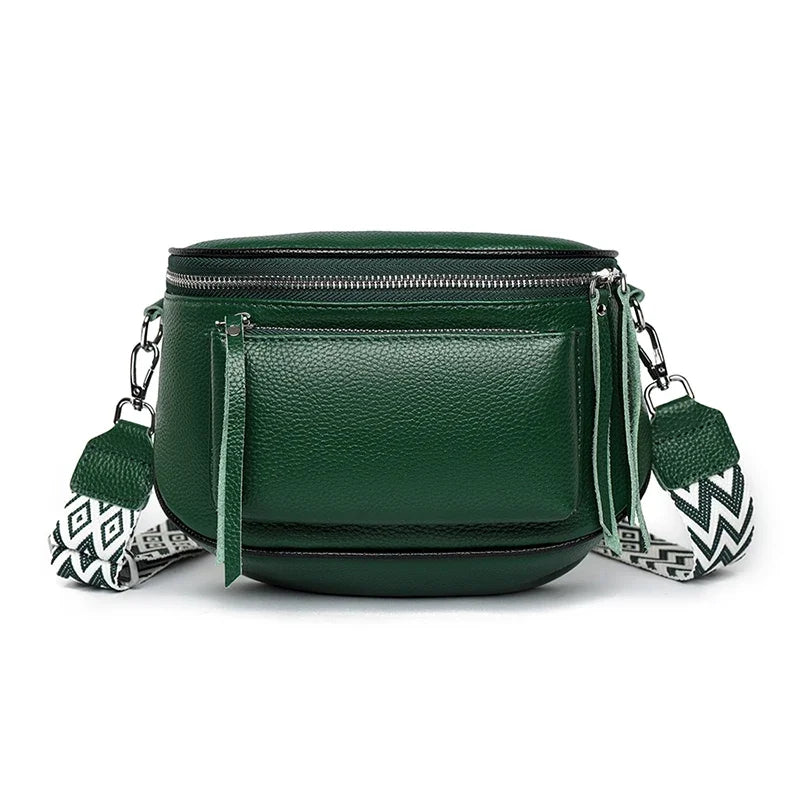 Elsie | Hienostunut Nahkainen Olkalaukku