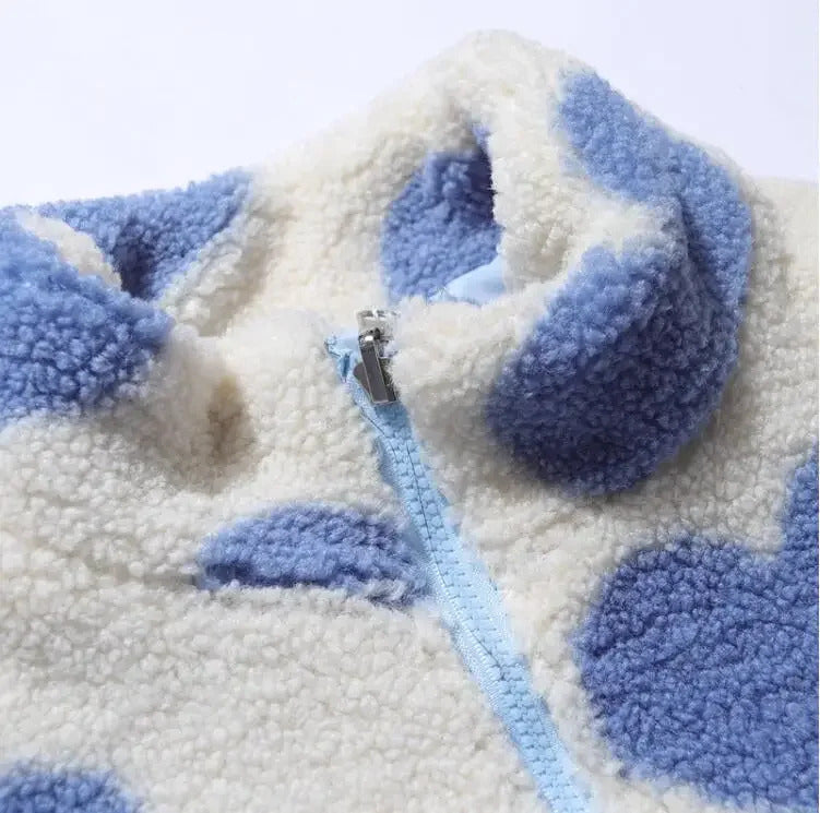 Daria™ – Kaksipuolinen sydänkuvioinen takki