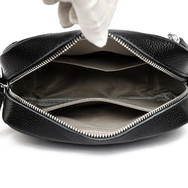 Bianca | Hienostunut Nahkakäsilaukku