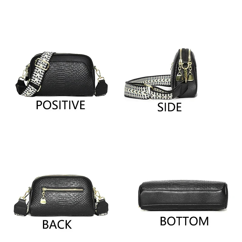 Amara | Hienostunut Nahka Olkalaukku